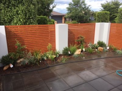 Aluminium slatted gates fences