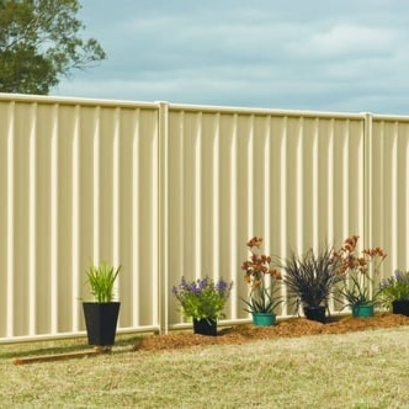 Colorbond Fencing yellow Colorbond Fencing yellow