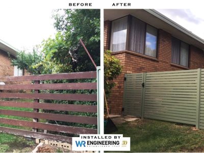 Aluminium Screens before after