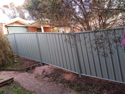 Colorbond Fencing Pale-eucalypt Inside